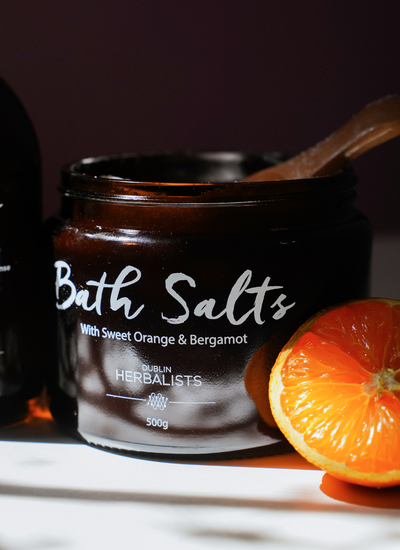 Dublin Herbalists Bath Salts With Sweet Orange & Bergamot